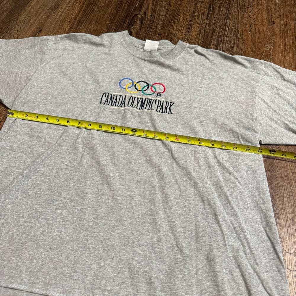 Vintage 90s Canada Olympic Park Embroidered Olympic Rings Retro Shirt Sz.XXL - Picture 8 of 8